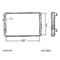 NEU + Kühler VW Polo 6N 1.3 / 1.4 / 1.6 / 1.9 D Schaltgetriebe / Automatic / Klimaanlage - VAG / VW / Audi 9.9