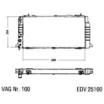 NEU + Kühler Audi 80 / 90 B4 / + Quattro 1.6 / 1.8 / 1.9 TDi / 2.0 Schaltgetriebe / Klimaanlage - VAG / VW / A