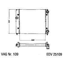 NEU + Kühler VW Golf 3 / Vento 1H0 / 1H2 1.8 / 1.9 SDi / 2.0 / 2.0 - 16V Schaltgetriebe / Automatic - VAG / VW