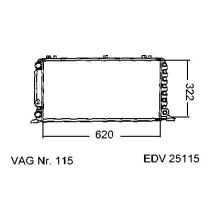 NEU + Kühler Audi / VW / VAG div. Modelle - Kühlsystem Wasserkühler / Radiator 620 x 322 / VAG 115 + + + NEU