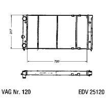 NEU + Kühler VW Passat 35i / + G 60 / + Syncro 1.6 - 16V / 1.8 - 16V Schaltgetriebe / Klimaanlage - VAG / VW /