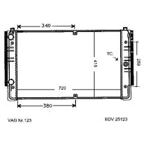 NEU + Kühler VW Bus / Transporter T4 701 / + Syncro 1.9 TD / 2.0 / 2.4 D / 2.5 / 2.5 TDi / 2.8 - VR6 Schaltget