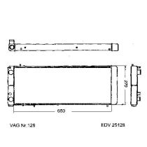 NEU + Kühler Audi 100 43 1.8 Schaltgetriebe - VAG / VW / Audi 9.78 - 8.82 - Audi 100 44 1.8 Schaltgetriebe - V