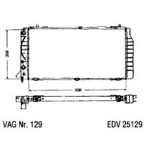 NEU + Kühler Audi 80 / 90 89 / Quattro 2.0 - 16V Schaltgetriebe - VAG / VW / Audi 9.86 - 8.91 - Kühlsystem Was