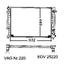 NEU + Kühler Audi A 6 4A - C4 .2 TDi - V6 Schaltgetriebe - VAG / VW / Audi 9.94 - 8.xx - Kühlsystem Wasserkühl