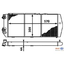 NEU + Kühler Audi 100 43 / div. Modelle - VAG / VW / Audi 9.xx - 8.xx - Kühlsystem Wasserkühler / Radiator 570