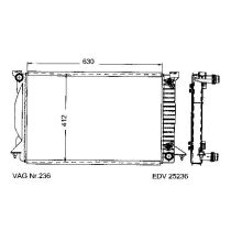 NEU + Kühler Audi A 4 B5 div. Modelle Automatic - VAG / VW / Audi 9.xx - 8.xx - Kühlsystem Wasserkühler / Radi