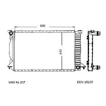 NEU + Kühler Audi A 4 B5 div. Modelle Schaltgetriebe - VAG / VW / Audi 9.xx - 8.xx - Kühlsystem Wasserkühler /