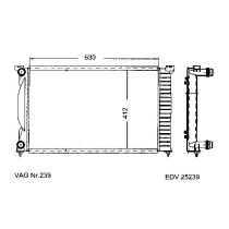 NEU + Kühler Audi A 4 B5 div. Modelle Schaltgetriebe - VAG / VW / Audi 9.xx - 8.xx - Kühlsystem Wasserkühler /