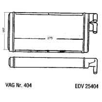 NEU + Wärmetauscher / Heizung Audi 100 / 200 / A 6 / Avant 43 / 44 / A6 / Quattro - Audi 9.76 - 8.97 - Heizung