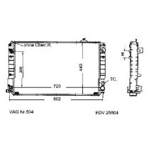 NEU + Kühler Audi A 8 D2 2.8 / 4.2 Automatic - VAG / VW / Audi 9.94 - 8.xx - Kühlsystem Wasserkühler / Radiato