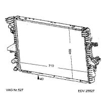 NEU + Kühler VW Bus / Transporter T5 7J0 / 7HK / 7HC / 7HM 3.2 - VR6 Schaltgetriebe / Automatic / Klimaanlage