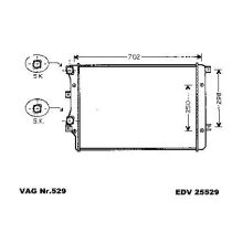 NEU + Kühler VW Golf 5 1K 1.9 TDi Schaltgetriebe / Automatic / Klimaanlage - VAG / VW / Audi 9.03 - 8.xx - VW