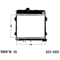 NEU + Kühler BMW 5 E 28 518 Klimaanlage / Automatic - 9.85 - 8.87 - BMW 3 E 30 316 / 318 Klimaanlage / Automat