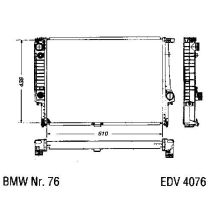 NEU + Kühler BMW 5 E 34 530 / 535 Klimaanlage / Automatic - 9.87 - 8.xx - BMW 7 E 32 730 / 735 Klimaanlage / A