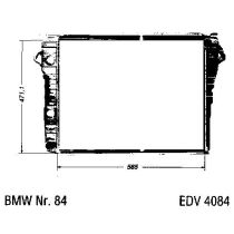 NEU + Kühler BMW 5 E 12 520 Automatic - 9.77 - 8.81 - Kühlsystem Wasserkühler / Radiator + + + NEU