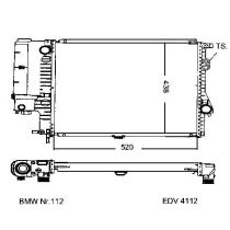 NEU + Kühler BMW 5 E 39 520 / 523 / 528 Klimaanlage / Automatic / Schaltgetriebe - 9.95 - 8.98 - Kühlsystem Wa