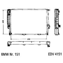 NEU + Kühler BMW 5 E 34 524 TD Klimaanlage / Schaltgetriebe - 9.88 - 8.xx - BMW 8 E 31 840 / 8550 / D Automati