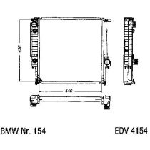 NEU + Kühler BMW 3 E 30 320 / 325 Klimaanlage / Automatic - 9.87 - 8.xx - Kühlsystem Wasserkühler / Radiator +