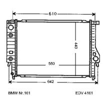 NEU + Kühler BMW 3 E 30 324 D / TD Automatic - 9.85 - 8.91 - BMW 5 E 34 530 - 32V - M 60 Automatic - 9.92 - 8.