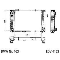 NEU + Kühler BMW 7 E 32 730 / 735 Schaltgetriebe - 9.86 - 8.xx - Kühlsystem Wasserkühler / Radiator + + + NEU