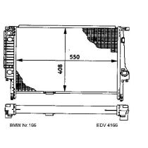 NEU + Kühler BMW 3 E 36 325 TDS Klimaanlage / Automatic / Schaltgetriebe - 9.90 - 8.99 - Kühlsystem Wasserkühl