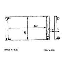 NEU + Kühler BMW 5 E 60 525 D / 530 D Klimaanlage / Automatic H.D. - 9.03 - 8.xx - Kühlsystem Wasserkühler / R