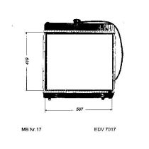 NEU + Kühler Mercedes W 123 200 / 220 / 230 / 240 / 280 E / CE / TE / D Schaltgetriebe / Automatic / Klimaanla