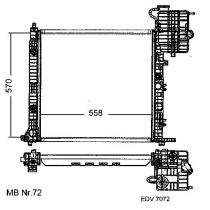 NEU + Kühler Mercedes W 638 V Klasse / Vito 200 / 230 TD Schaltgetriebe / Automatic / Klimaanlage - DB / Daiml