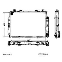 NEU + Kühler Mercedes W 140 S Klasse .3 600 S / SE / CL Automatic / Klimaanlage - DB / Daimler / Benz 9.90 - 8