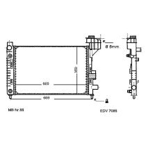 NEU + Kühler Mercedes W 168 A Klasse 140 / 160 / 190 CDI Schaltgetriebe / Automatic / Klimaanlage - DB / Daiml