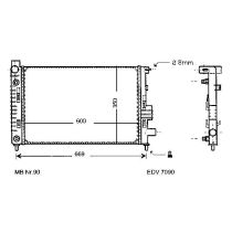 NEU + Kühler Mercedes W 168 A Klasse 140 / 160 / 170 / 190 CDI Schaltgetriebe / Automatic / Klimaanlage - DB /