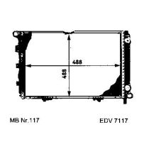 NEU + Kühler Mercedes W 124 200 / 220 Schaltgetriebe / Automatic / Klimaanlage - DB / Daimler / Benz 9.92 - 8.