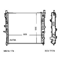 NEU + Kühler Mercedes W 163 ML Klasse 230 / 320 / 430 Schaltgetriebe / Automatic / Klimaanlage - DB / Daimler