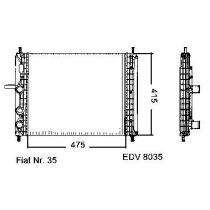 NEU + Kühler Fiat Bravo SX / Brava SX / Marea SX / ELX 1.4 / 1.6 / 12V / 16V Schaltgetriebe / Automatic / Klim