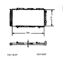 NEU + Kühler Fiat Ducato 1.9 D / 2.0 / 2.5 D / 2.8 D Schaltgetriebe - 9.94 - 8.xx - Peugeot Boxer 2.0 - 8V Sch