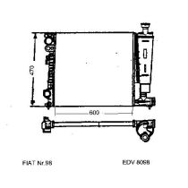 NEU + Kühler Peugeot 806 1.8 / 2.0 / 16V Schaltgetriebe - 9.94 - 8.xx - Fiat Scudo SPI 1.6 Schaltgetriebe - 9.