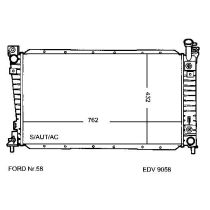 NEU + Kühler Ford Windstar 3.0 / 3.8 Schaltgetriebe / Automatic / Klimaanlage - 9.93 - 8.97 - Kühlsystem Wasse