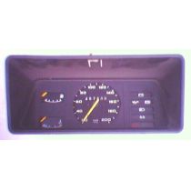 Armaturen Einsatz Opel Kadett D Display weiß 200 km/h / Tacho / Tank Anzeige / Temperatur Anzeige - GM / Opel