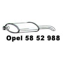 NEU + Endschalldämpfer Opel Kadett E / Astra F / Fließheck / Cabrio 1.4 / 1.6 / 1.7 D / TD / 1.8 / 2.0 - GM /