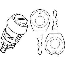 NEU + Lenkradschloß Zylinder VW Golf 2 + 3 / Jetta 2 / Vento 19 .2 / 1H - 9.87 - 8.95 - VW Polo 86C .2 / 6N /