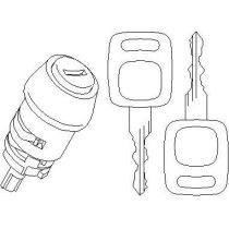 NEU + Lenkradschloß Zylinder Audi 80 / 90 / 100 89 .2 / B4 .1 / 44 / C4 - 9.90 - 8.94 - Zündschloß / Schließan