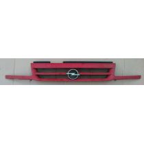 Grill Opel Astra F .1 rot - GM / Vauxhall 9.91 - 8.94 - Kühlergrill / Luftleitgitter Kühler - gebraucht