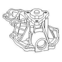 NEU + Wasserpumpe VW Passat / Santana 32 / 33 / 32B - 9.73 - 8.81 - VW Bus / Transporter 25 - 9.73 - 8.85 - Au