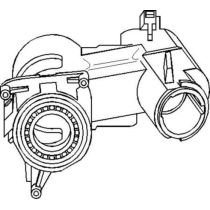 NEU + Lenkradschloß Gehäuse VW Bus / Transporter T4 / 701 - 9.90 - 8.03 - Zündschloß / Schließanlage 701905851