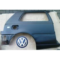 NEU + Seitenteil VW Golf 3 1H0 3 Türer / R mit Rahmen - VAG 9.91 - 8.96 - Kotflügel Hinten + Orig - 1H3809844B