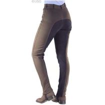 Damen Jodhpur-Reithose USG Natalie, braun / blau, Gr. 34 & 42