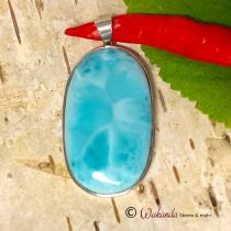 Larimar Anhänger in Silber 925 Fassung