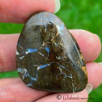 Boulder-Opal, Opal in Muttergestein, Anhänger seitlich gebohrt