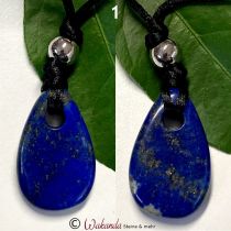 Kraftstein-Kette Lapislazuli in Pouch